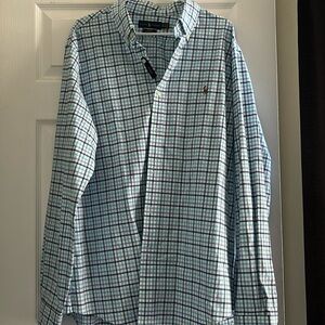 New, never worn men’s XXL Ralph Lauren button up